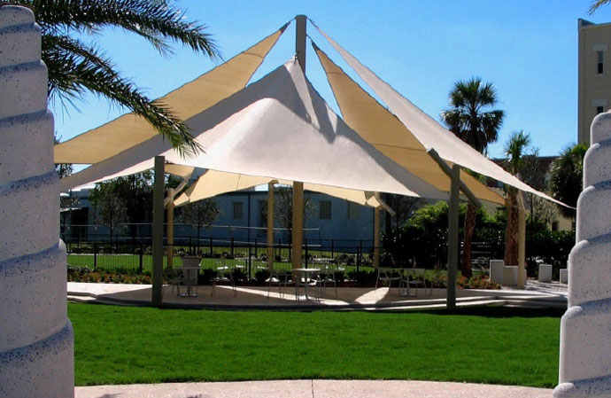 hyperbolic shade sail