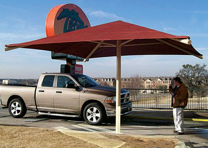 square umbrella