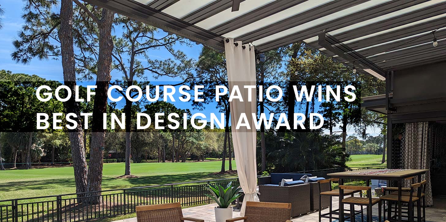 Golf Course Patio wins design award